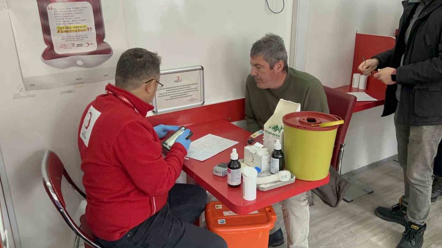 Aksaray’da Deprem Bölgesine Kan Bağışı Ve Yardım Seferberliği