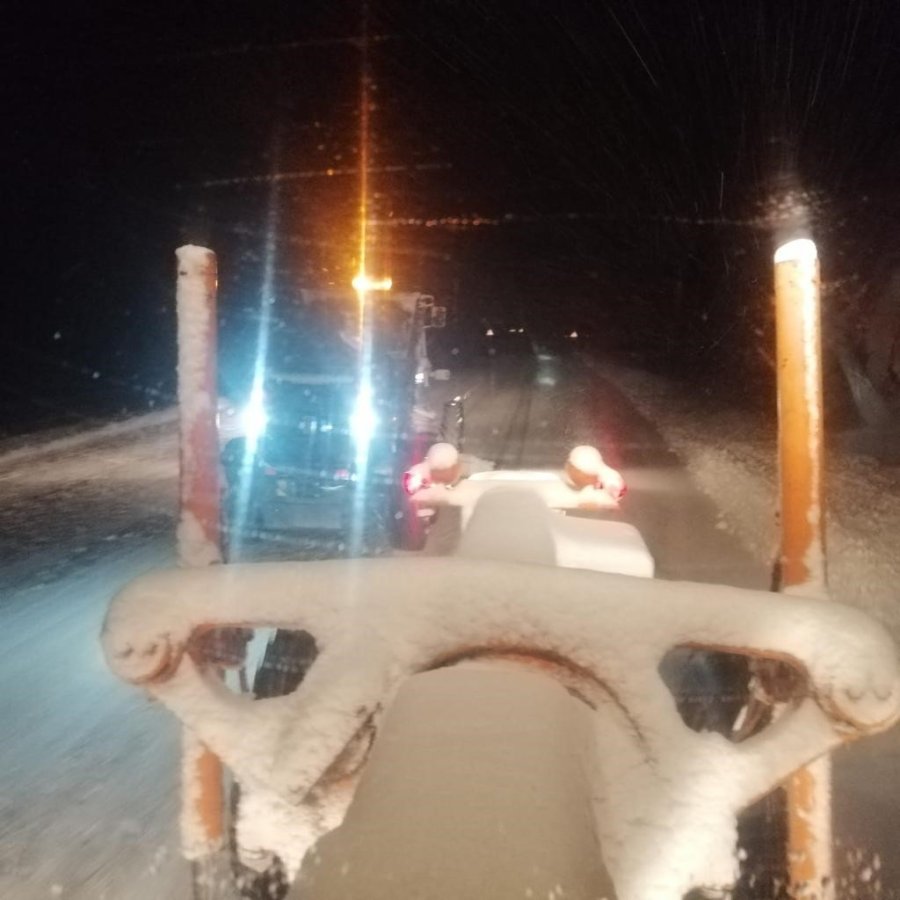 Antalya-konya Karayolu Tırların Geçişine Tekrar Kapatıldı