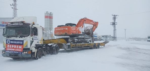 Kulu’dan Depremzedelere Yardım