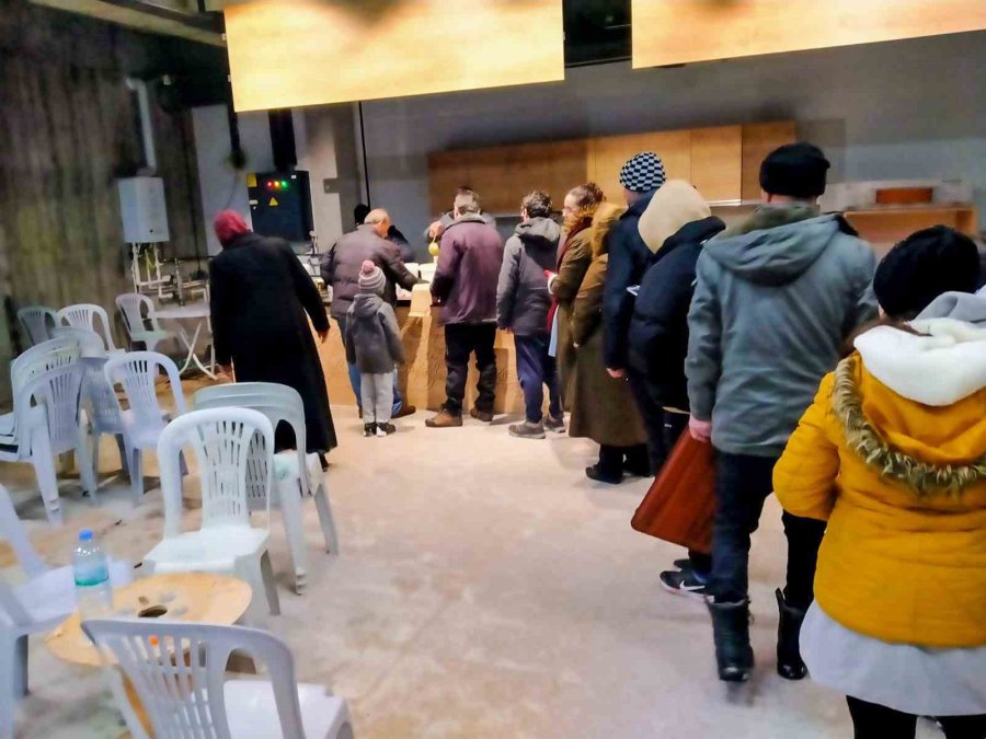 Talas’ta Sosyal Tesis Ve Çadırlarda Sıcak Çorba İkramı