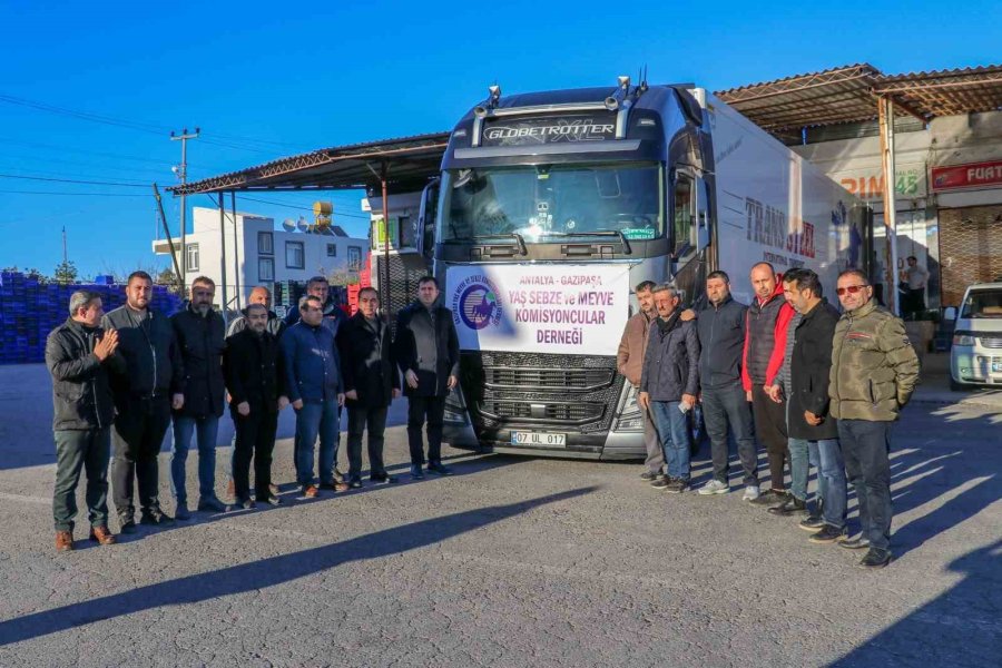 Gazipaşa’dan Deprem Bölgesine 2 Yardım Tırı Yola Çıktı