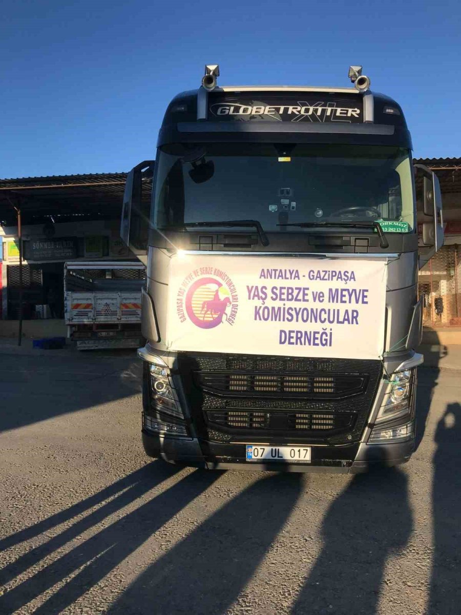 Gazipaşa’dan Deprem Bölgesine 2 Yardım Tırı Yola Çıktı