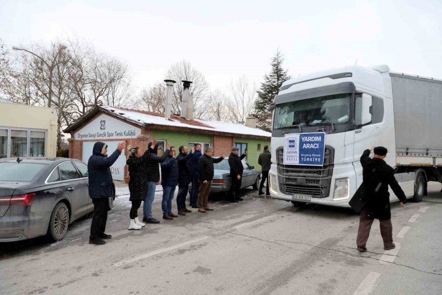 Eskişehir Sanayi Odası Depremzedeler İçin Seferber Oldu