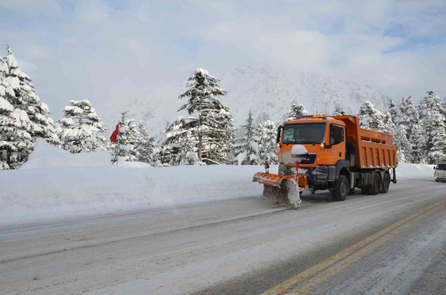 Antalya-konya Karayolunda Trafik Normale Döndü