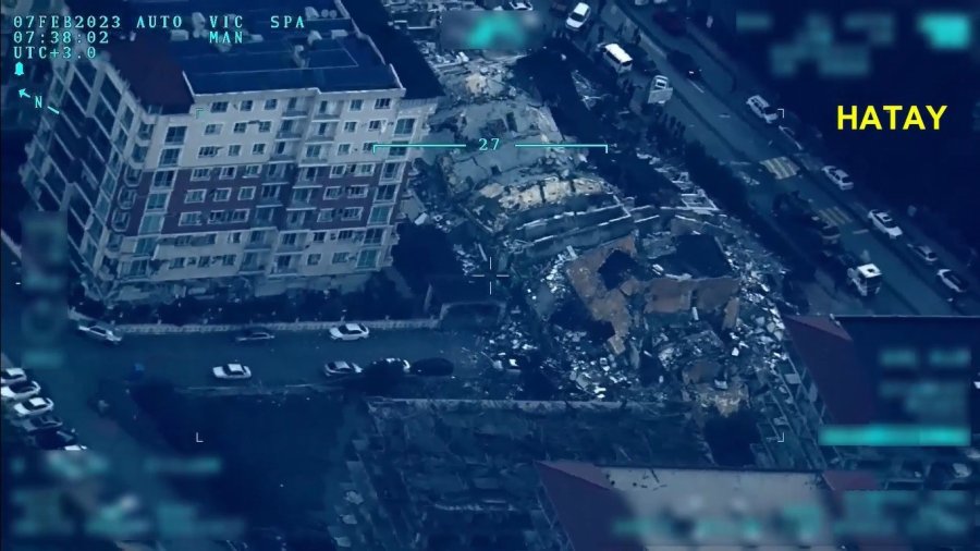 Depremin Yıkıcı Etkileri İha’larla Görüntülendi