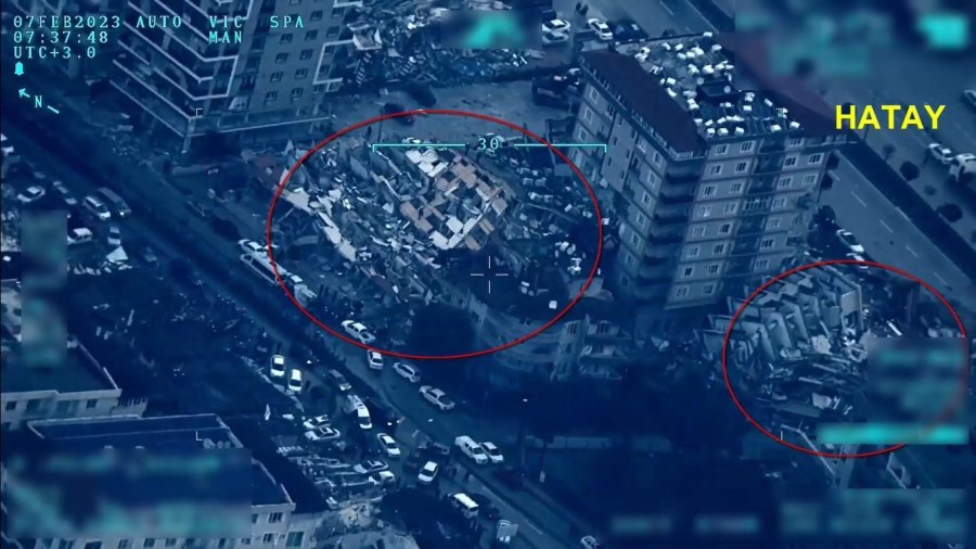 Depremin Yıkıcı Etkileri İha’larla Görüntülendi