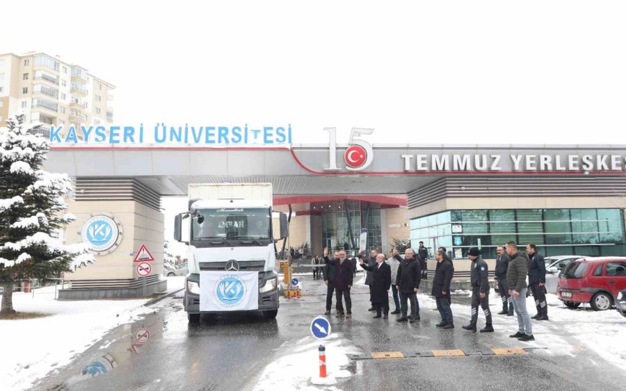 Kayseri Üniversitesi’nden Deprem Bölgesine Yardım Eli