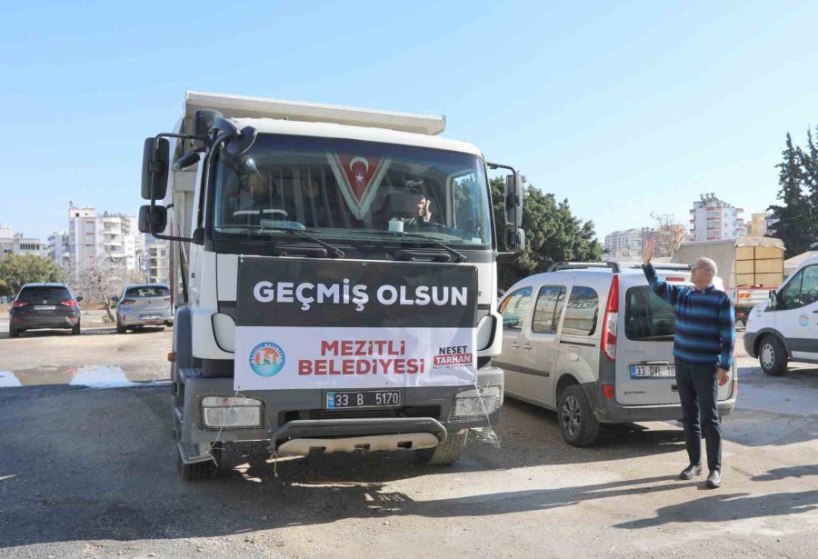 Mezitli Belediyesinde Deprem Seferberliği Sürüyor