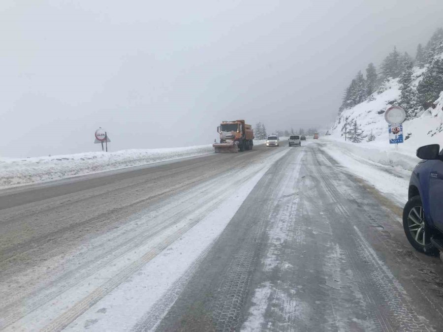 Antalya-konya Karayolunda Trafik Normale Döndü