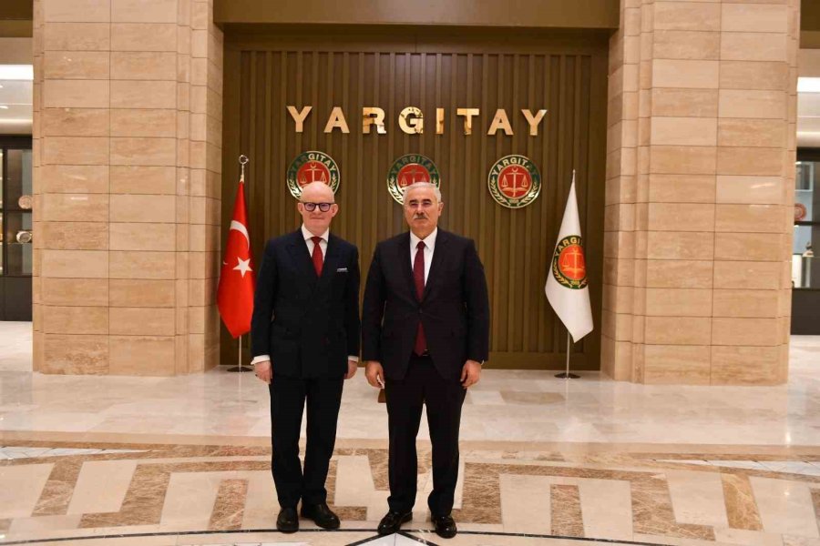 Yargıtay Başkanı Akarca, İngiltere Başsavcısı Hill Ve Beraberindeki Heyeti Kabul Etti