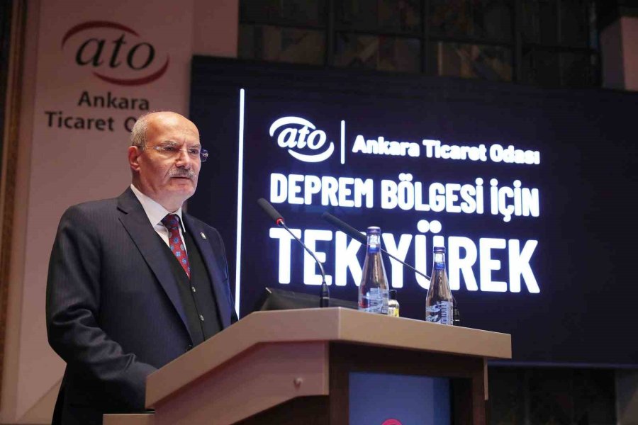 Ato Başkanı Baran: “depremin Ardından Olağanüstü Toplandık”