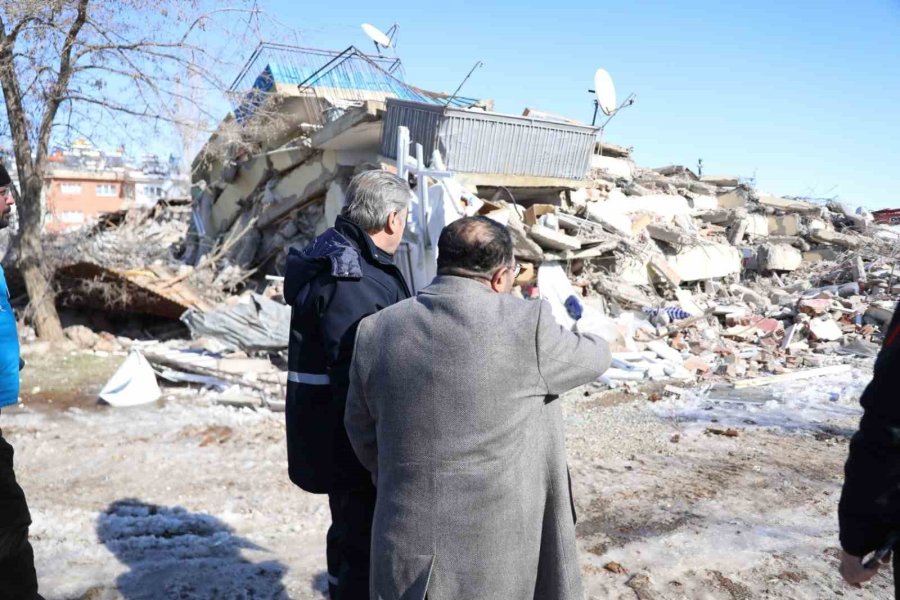 Başkan Palancıoğlu Ve Teknik Ekibi Afşin’de İncelemelerde Bulundu