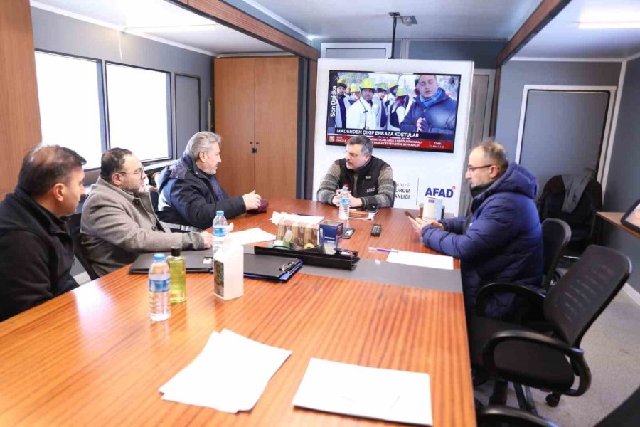 Başkan Palancıoğlu Ve Teknik Ekibi Afşin’de İncelemelerde Bulundu