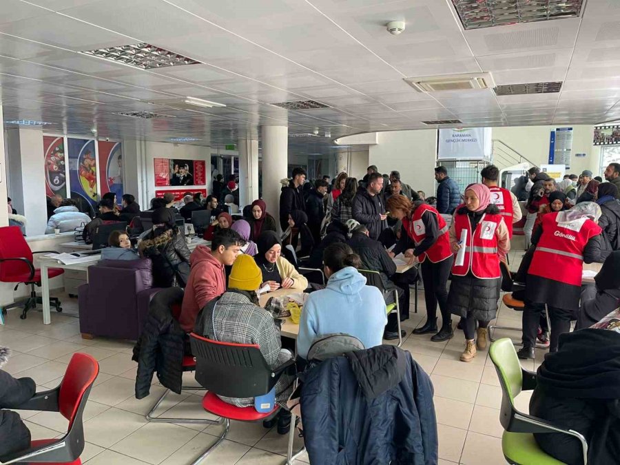 Karaman’da Başlatılan Kan Bağışına Yoğun İlgi