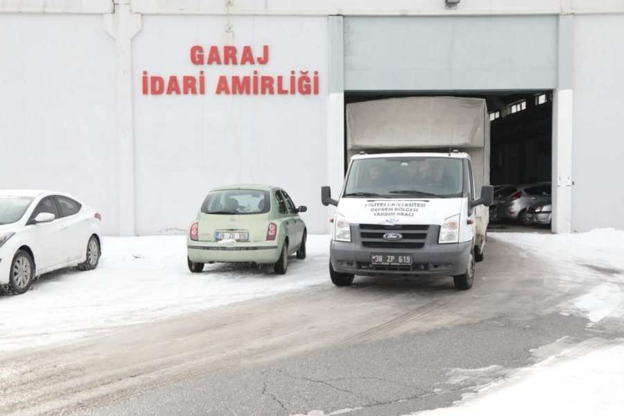 Erü’nün Deprem Bölgesine Desteği Sürüyor