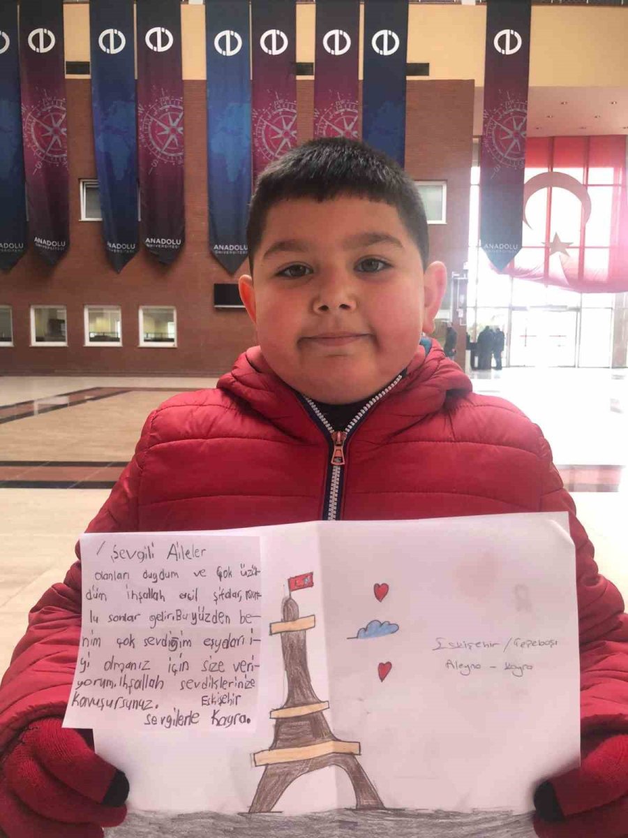 Depremzedelere Miniklerden Mesajlı Destek