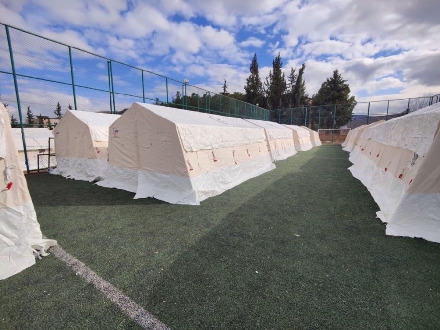 Msb: “kahramanmaraş’ta 100 Adet Çadırın Kurulumu Tamamlandı”