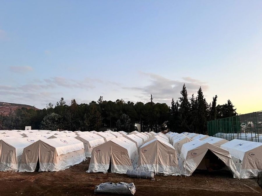 Msb: “kahramanmaraş’ta 100 Adet Çadırın Kurulumu Tamamlandı”