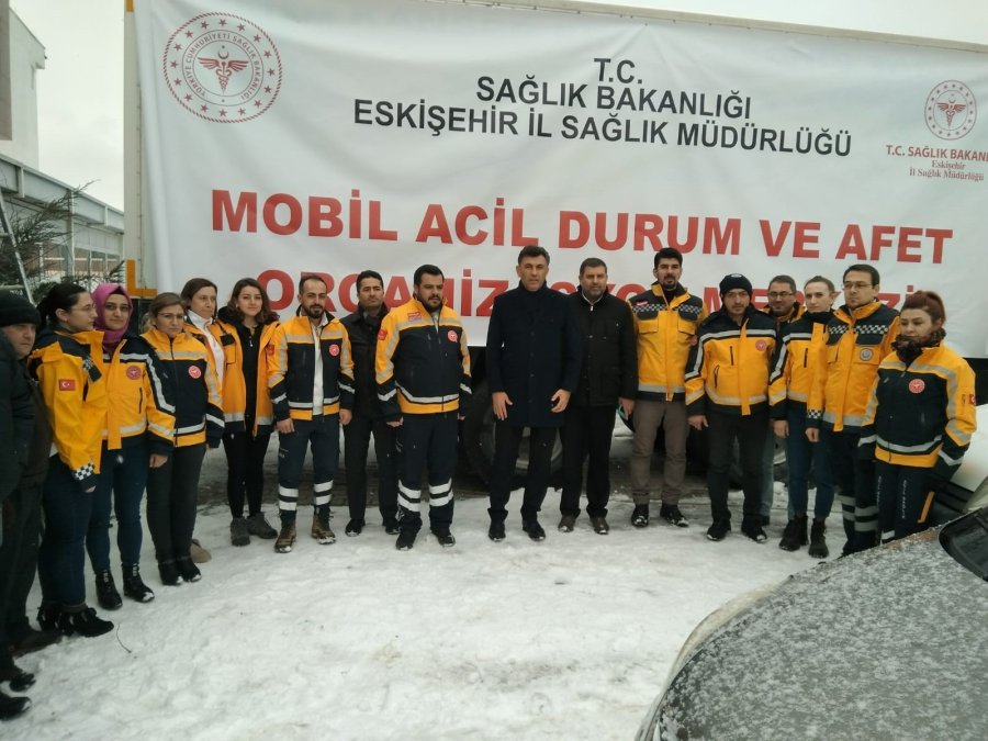 Mobil Sakom Afet Bölgesi İçin Eskişehir’den Hareket Etti