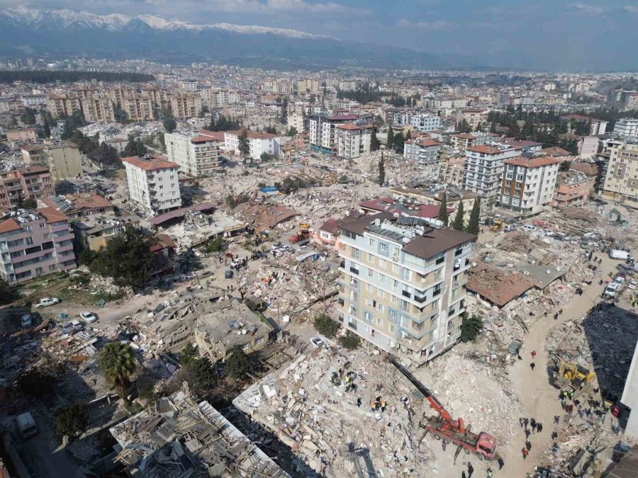 Depremin 6’ncı Gününde Hatay’daki Korkunç Yıkım Havadan Görüntülendi