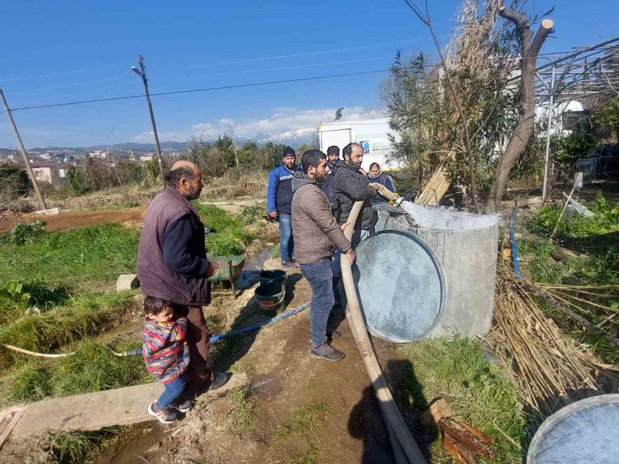 Hatay’a 7 Noktadan Su Verilmeye Başlandı