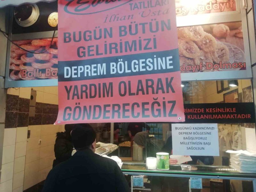 Eskişehirli Esnaftan Depremzedeler İçin Anlamlı Çalışma