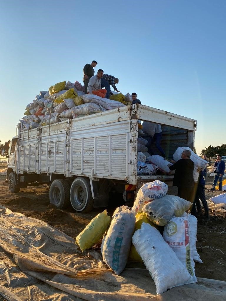 Antalya’dan Gönderilen Odunlar Afet Bölgesine Ulaştı