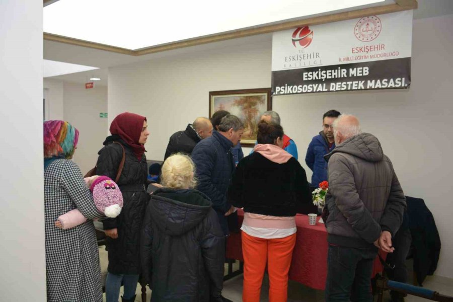 Eskişehir’e Getirilen Depremzedelere Psikososyal Destek Sağlanıyor