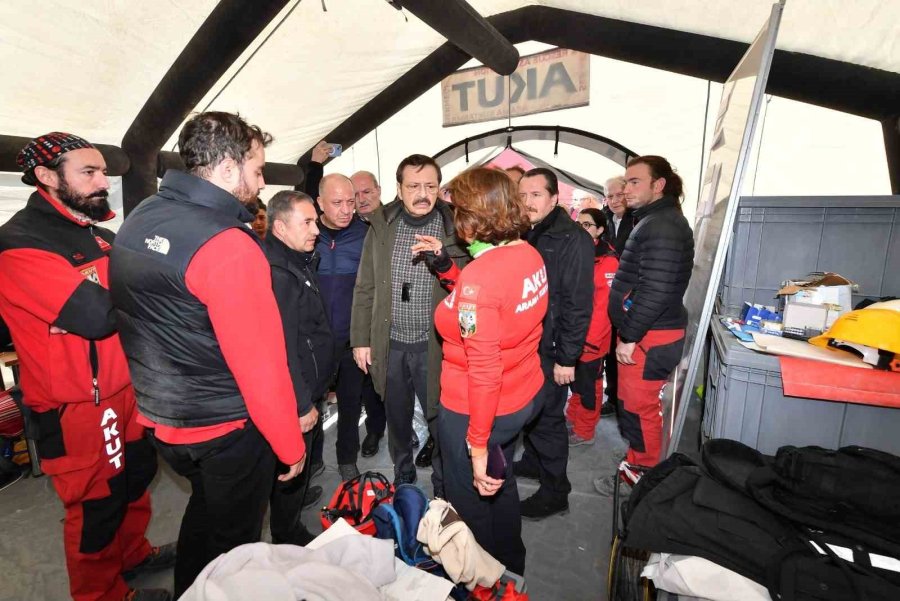 Hisarcıklıoğlu, İskenderun’da İncelemelerde Bulundu