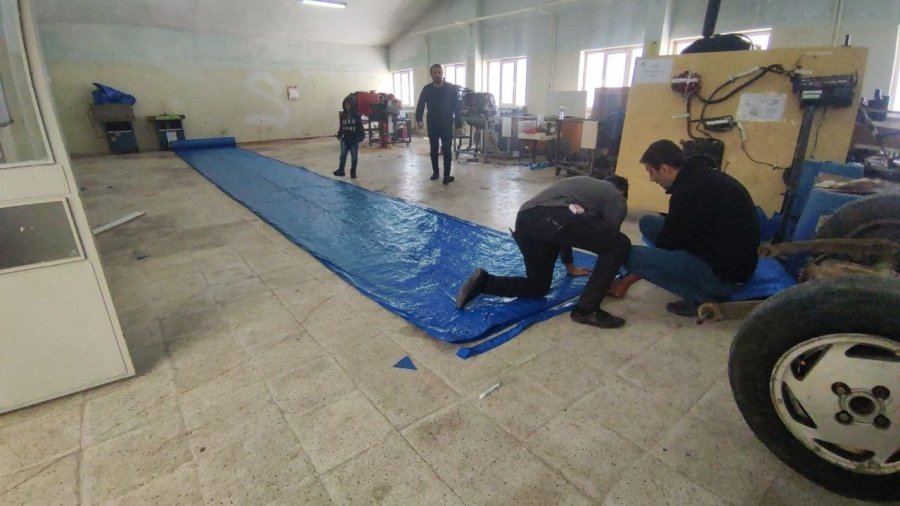 Develi’de Deprem Bölgesi İçin Çadır Üretimine Başladılar