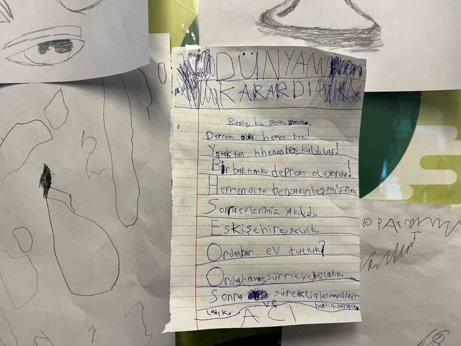 Minik Depremzededen Duygulandıran Şiir