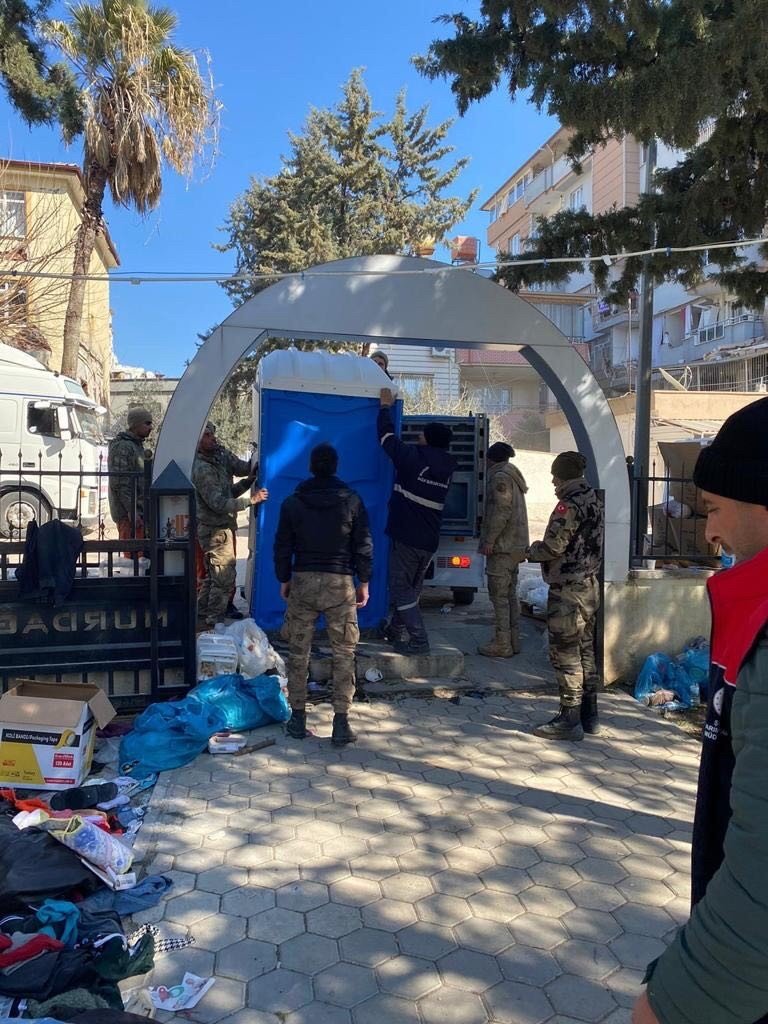 Kıbrıs Türk Barış Kuvvetleri Komutanlığı Ekipleri Nurdağı’nda Çalışmalarına Devam Ediyor