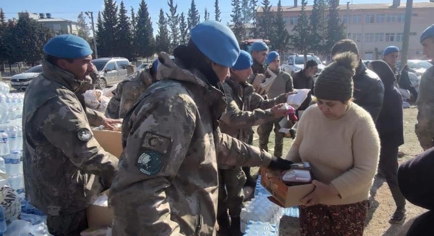 7’nci Komando Tugayı Gaziantep’te Çadır Kurmaya Devam Ediyor