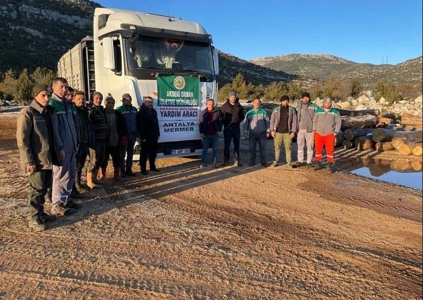Depremzedeler Akseki’de De Ağırlanıyor