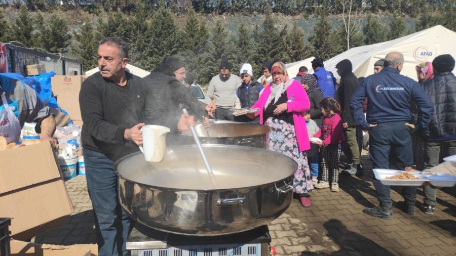Develi’den Kahramanmaraş’ta Aşevi Desteği