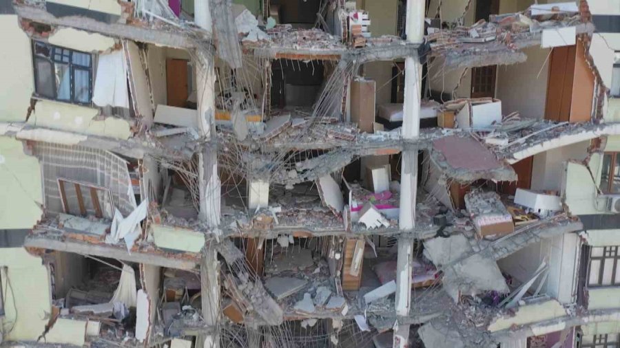 Diyarbakır Galeria Sitesi Havadan Görüntülendi, Depremin İzleri Yürek Burktu