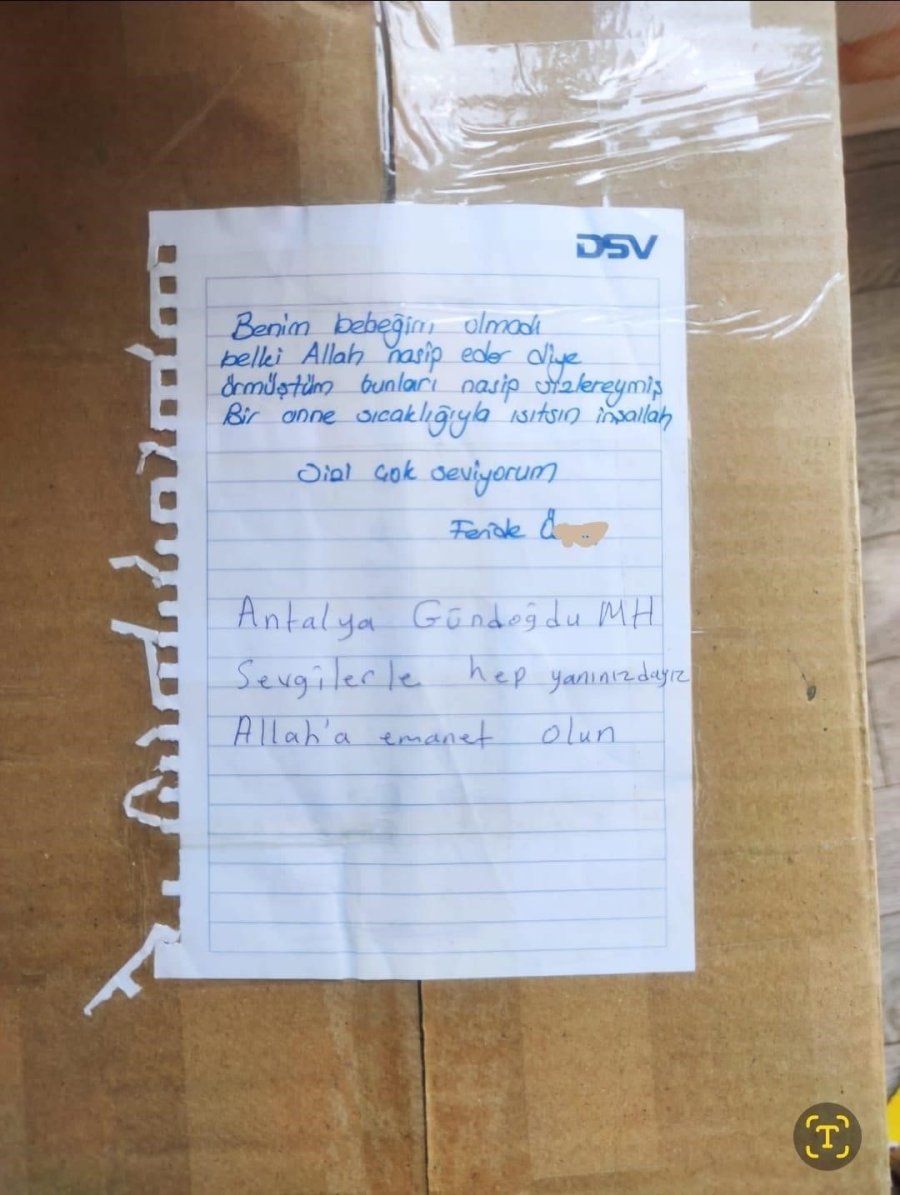 Bebeği Olmayan Kadından Deprem Bölgesine Duygulandıran Bağış