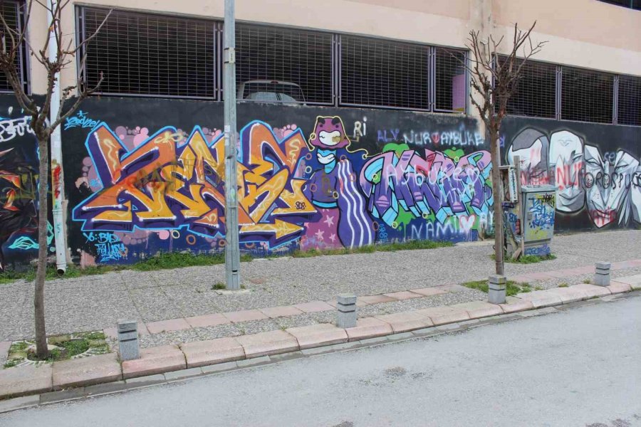 Duvarları Üniversiteli Öğrenciler Güzelleştiriyor