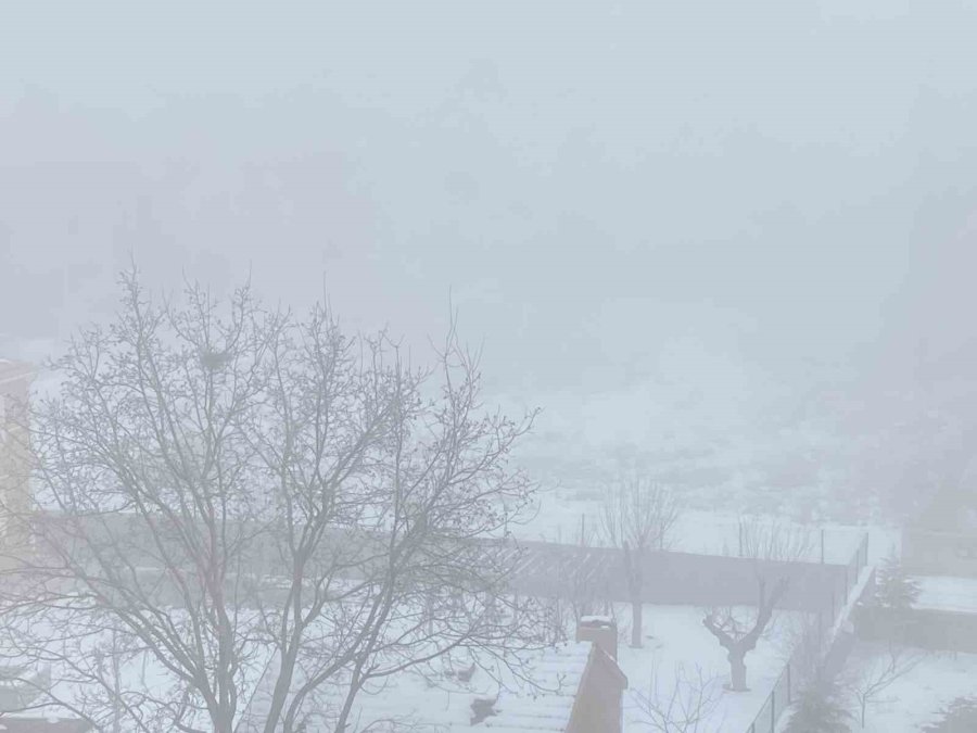 Kulu’da Yoğun Sis Etkili Oldu