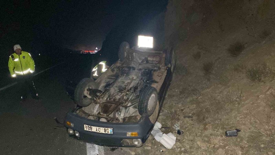 Aksaray’da Otomobil Takla Attı: 2 Yaralı