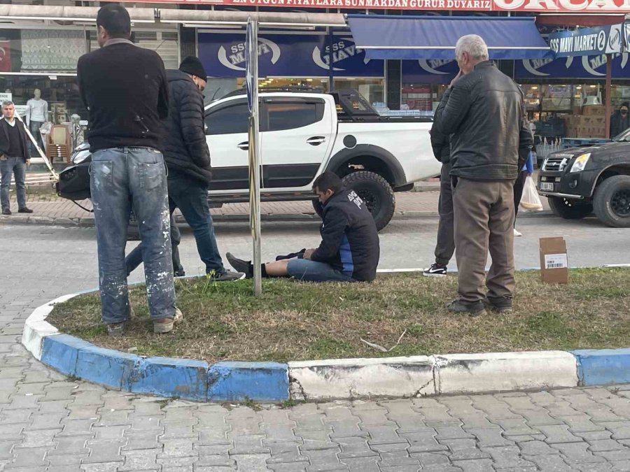 Gazipaşa’da Otomobille Motosiklet Çarpıştı: 1 Yaralı