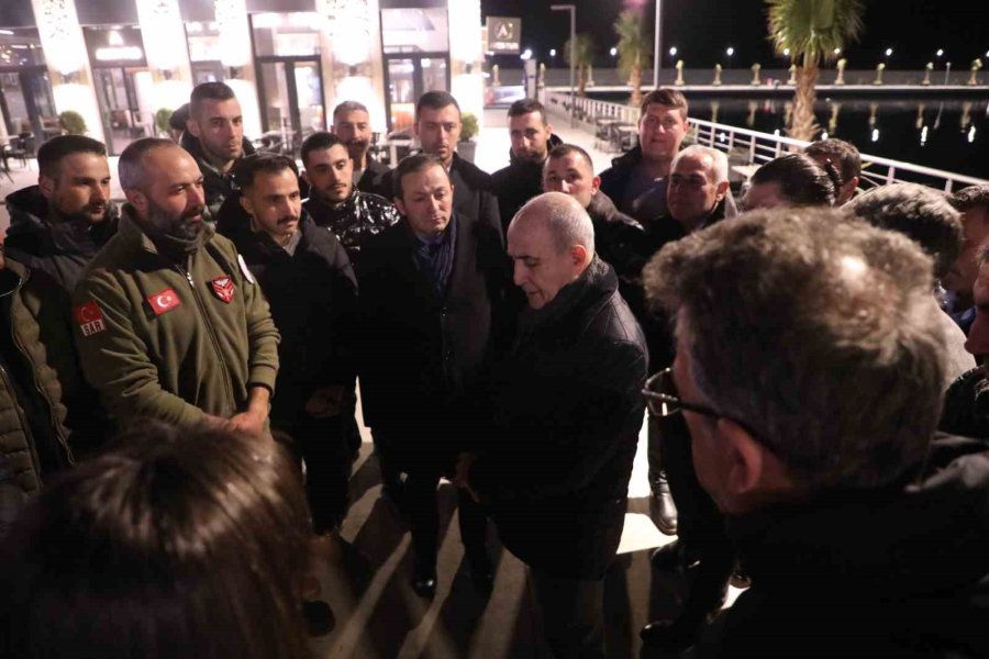 Bakut, Hatay Bölgesinde Çalışmalarını Tamamlayıp Büyükçekmece’ye Döndü