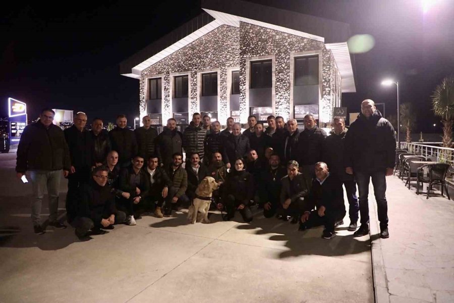 Bakut, Hatay Bölgesinde Çalışmalarını Tamamlayıp Büyükçekmece’ye Döndü