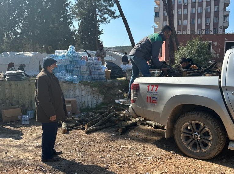 Orman Muhafaza Memurları Deprem Bölgesinde