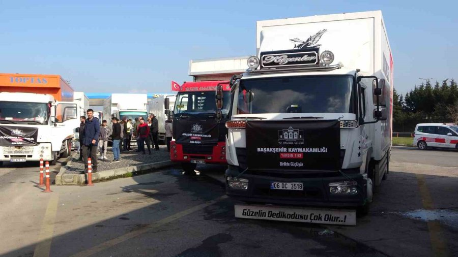 İstanbul’dan 24 Tır Hatay’a Yola Çıktı