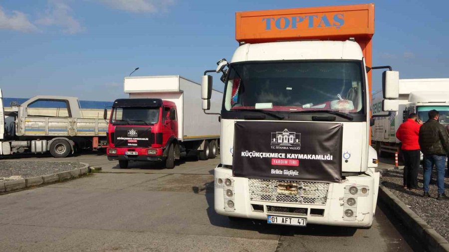 İstanbul’dan 24 Tır Hatay’a Yola Çıktı
