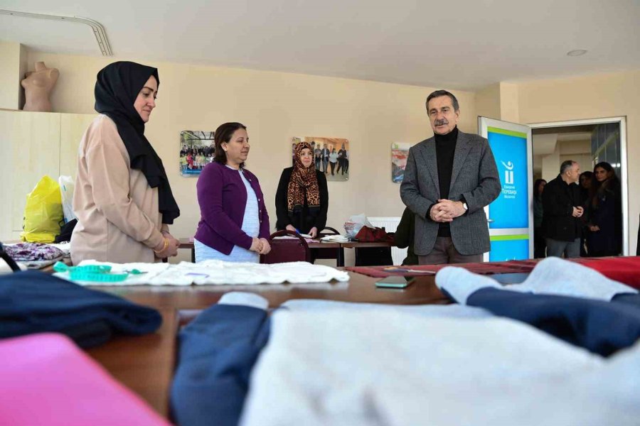 Başkan Ataç’tan Üreten Kadınlara Teşekkür