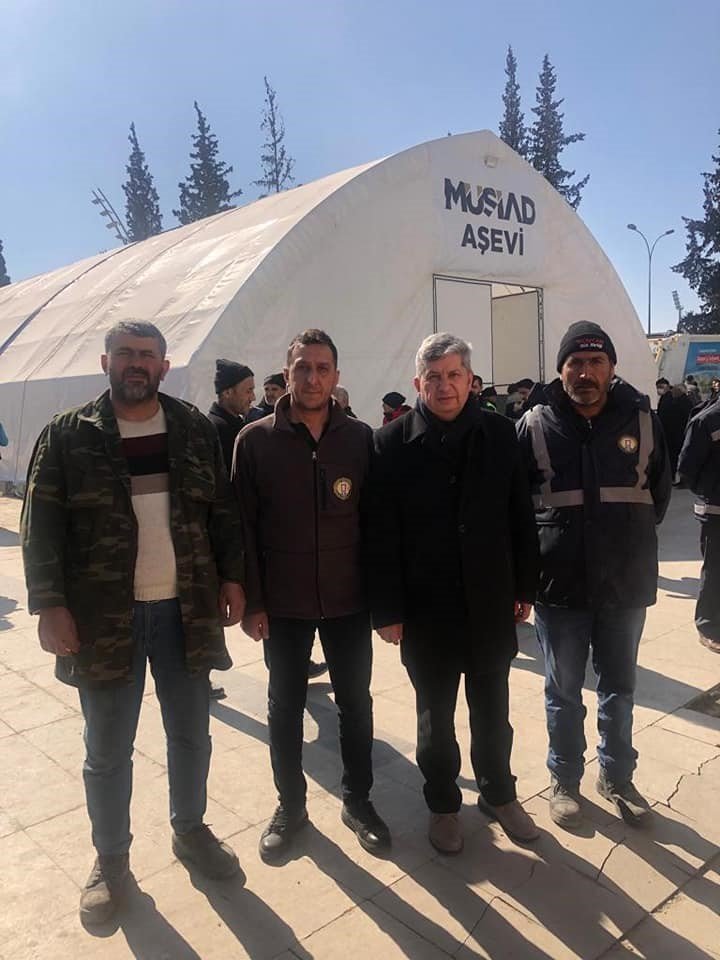 Başkan Özkan Altun Deprem Bölgesinde