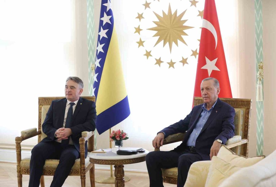 Cumhurbaşkanı Erdoğan, Bosna Hersek Devlet Başkanlığı Konseyi Üyesi Komsic’i Kabul Etti