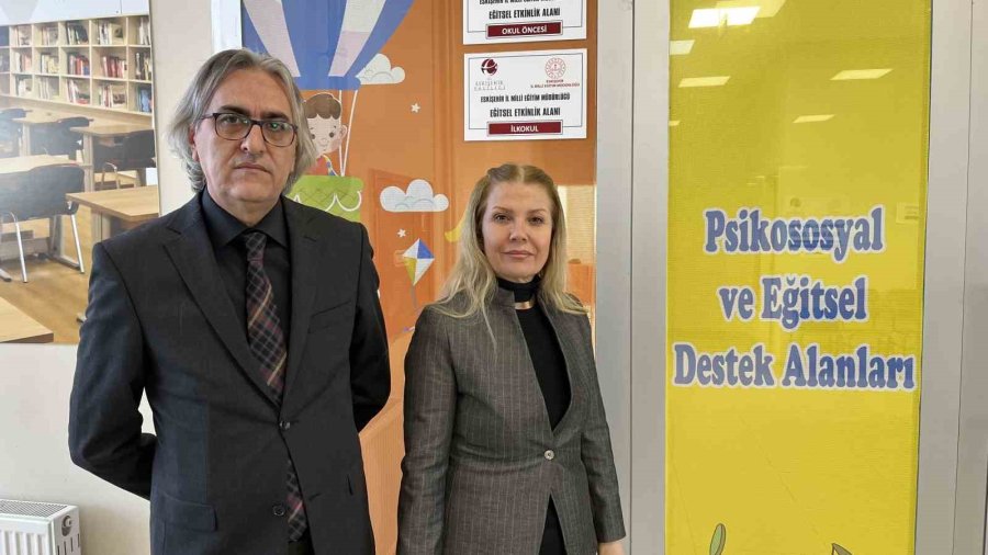 Depremzede Çocuklar İçin Kyk Yurdunda Eğitim Alanları Oluşturuldu